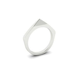Solo Stacker - Minimalist Single Point Spike Ring
